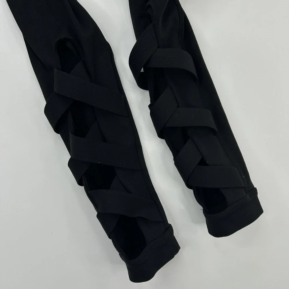 Athleta Womens XS Leggings Black Lot 2 Sly Drifter Moto, Criss Cross Chaturanga - Picture 6 of 11